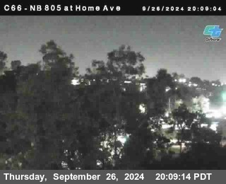 NB 805 at Home Ave (On Ramp)