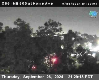 NB 805 at Home Ave (On Ramp)