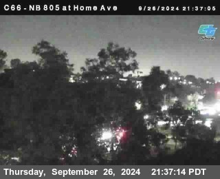 NB 805 at Home Ave (On Ramp)