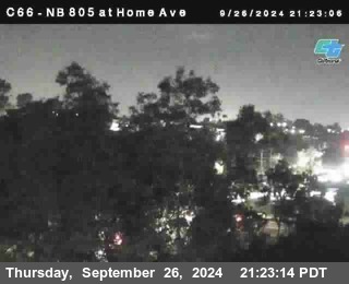 NB 805 at Home Ave (On Ramp)