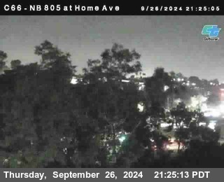 NB 805 at Home Ave (On Ramp)