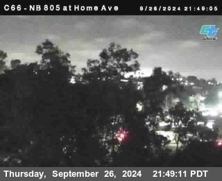 NB 805 at Home Ave (On Ramp)