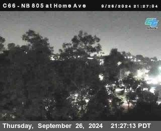 NB 805 at Home Ave (On Ramp)