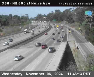 NB 805 at Home Ave (On Ramp)