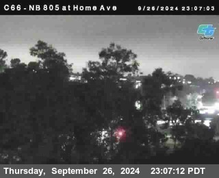 NB 805 at Home Ave (On Ramp)