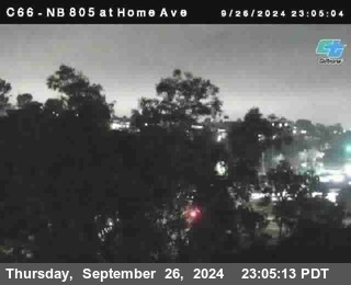 NB 805 at Home Ave (On Ramp)