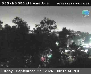 NB 805 at Home Ave (On Ramp)