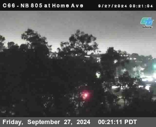 NB 805 at Home Ave (On Ramp)