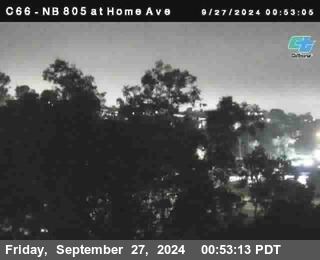 NB 805 at Home Ave (On Ramp)