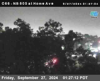 NB 805 at Home Ave (On Ramp)