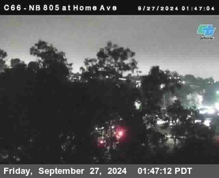 NB 805 at Home Ave (On Ramp)