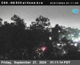 NB 805 at Home Ave (On Ramp)