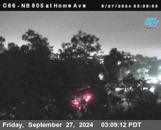 NB 805 at Home Ave (On Ramp)