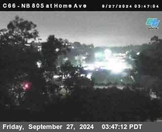 NB 805 at Home Ave (On Ramp)