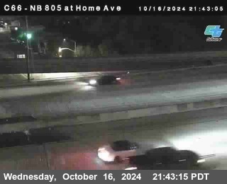 NB 805 at Home Ave (On Ramp)