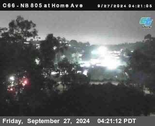 NB 805 at Home Ave (On Ramp)