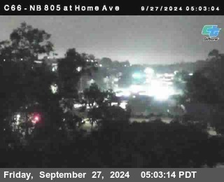 NB 805 at Home Ave (On Ramp)