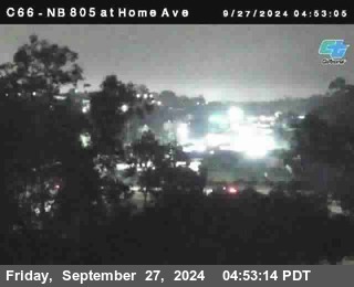 NB 805 at Home Ave (On Ramp)