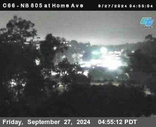 NB 805 at Home Ave (On Ramp)