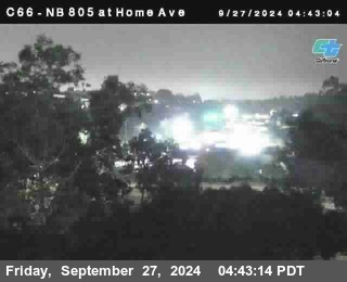 NB 805 at Home Ave (On Ramp)