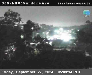 NB 805 at Home Ave (On Ramp)