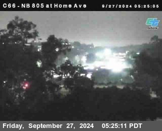 NB 805 at Home Ave (On Ramp)