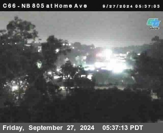 NB 805 at Home Ave (On Ramp)