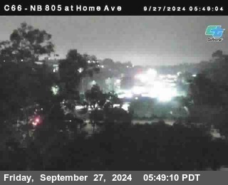 NB 805 at Home Ave (On Ramp)