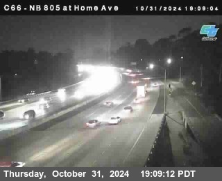 NB 805 at Home Ave (On Ramp)