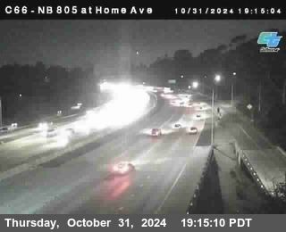 NB 805 at Home Ave (On Ramp)