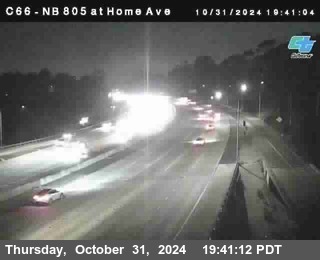 NB 805 at Home Ave (On Ramp)