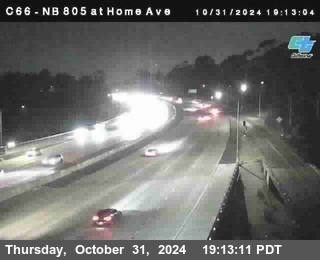 NB 805 at Home Ave (On Ramp)