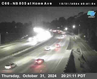 NB 805 at Home Ave (On Ramp)