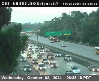 NB 805 at Landis st