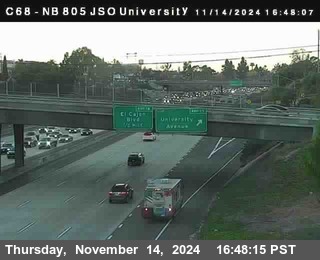 NB 805 at Landis st