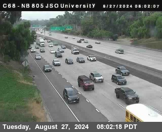 NB 805 at Landis st