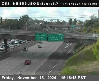 NB 805 at Landis st