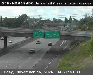 NB 805 at Landis st