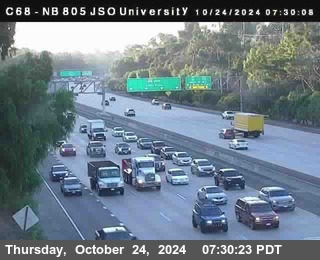 NB 805 at Landis st