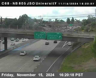 NB 805 at Landis st