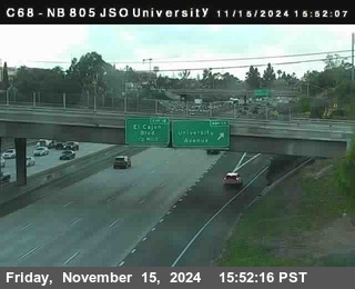 NB 805 at Landis st