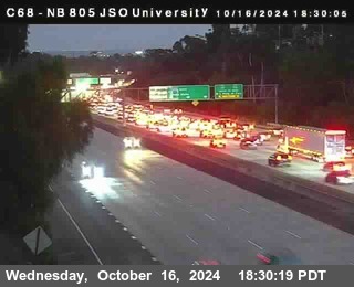 NB 805 at Landis st