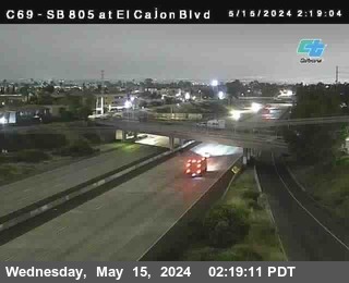 SB 805 at El Cajon Blvd (On Ramp)