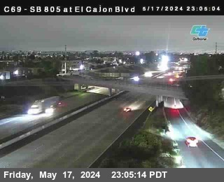 SB 805 at El Cajon Blvd (On Ramp)