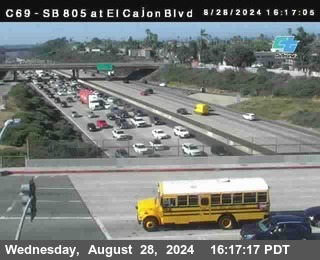 SB 805 at El Cajon Blvd (On Ramp)