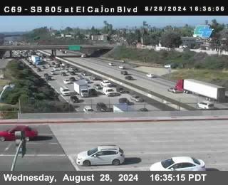 SB 805 at El Cajon Blvd (On Ramp)