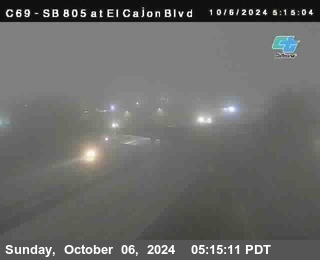 SB 805 at El Cajon Blvd (On Ramp)