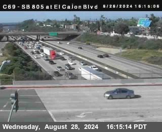 SB 805 at El Cajon Blvd (On Ramp)