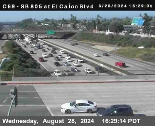 SB 805 at El Cajon Blvd (On Ramp)