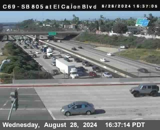 SB 805 at El Cajon Blvd (On Ramp)